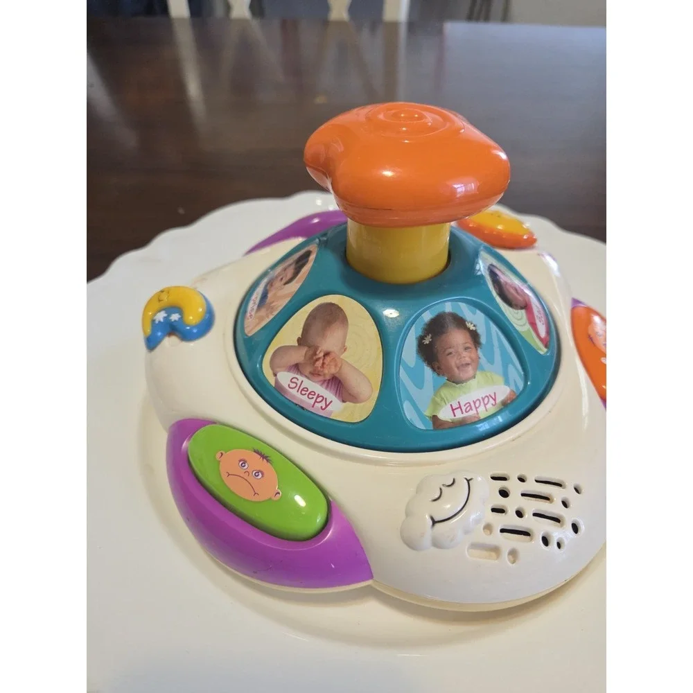VTech Baby BrainyWorks Right Brain Baby Face spin toy
